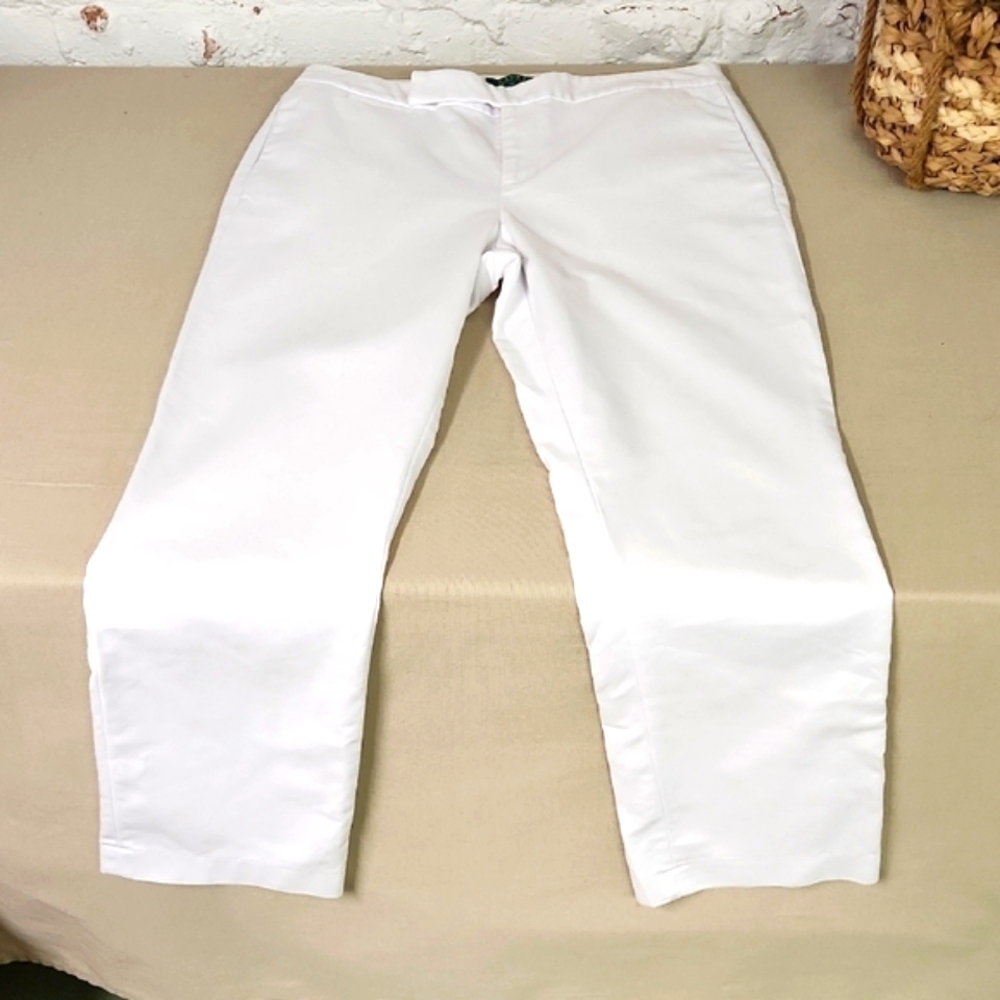 Lauren Ralph Lauren White Trousers 10 Camaron Style